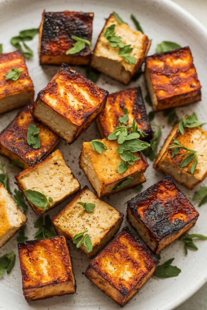 tofu croutons for soup air fryer