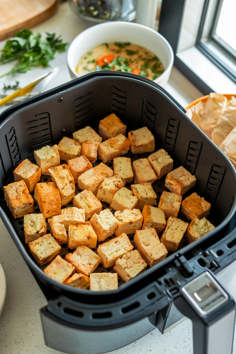 tofu croutons for soup air fryer